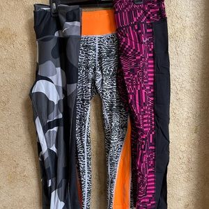 3 Pairs of Women’s 3/4 Nike Leggings